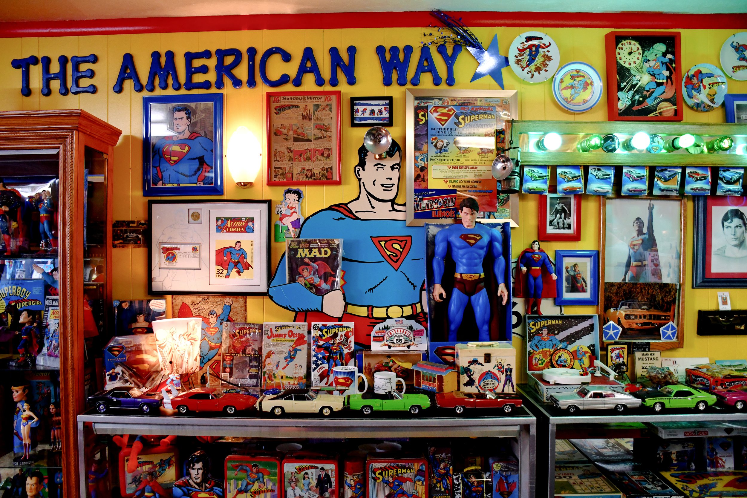 Route 66 ice cream parlor and museum — fueled by Superman — Ozarks